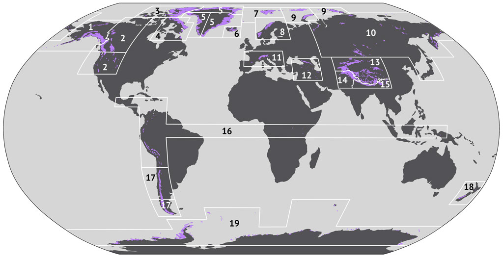 Map by Carbon Brief, based on Hugonnet et al (2021), which was reproduced in the UN water development report (2025).