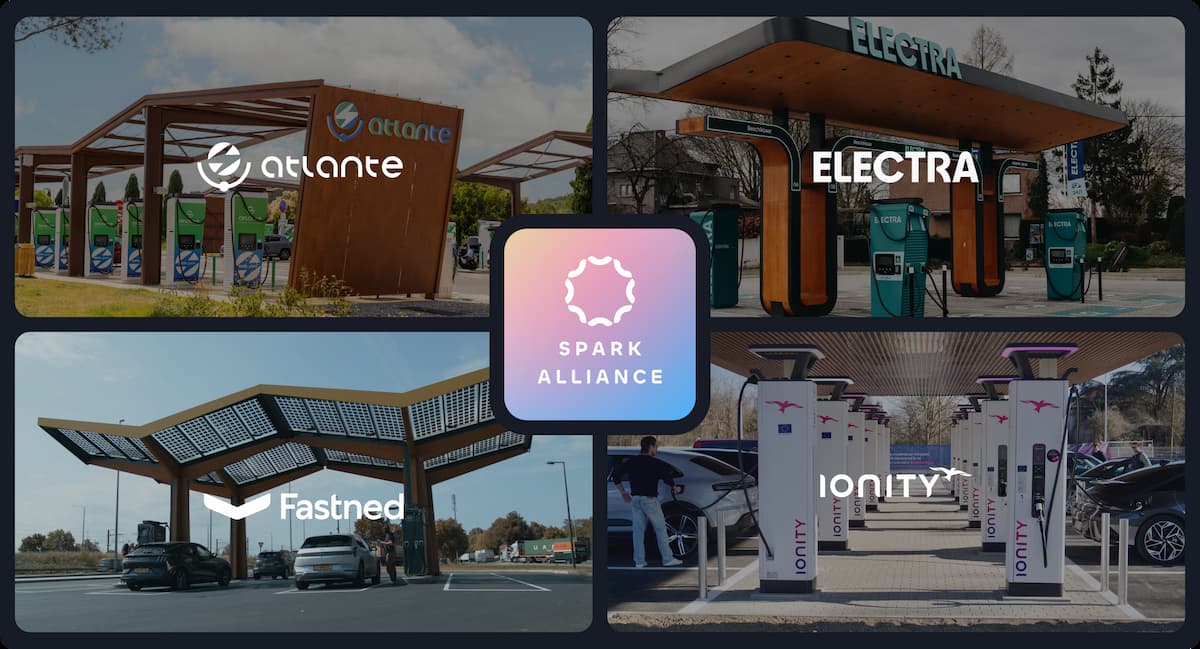 Starting in June, EV owners can use the "Spark Alliance" charging service across 25 European countries through any member company's app. 