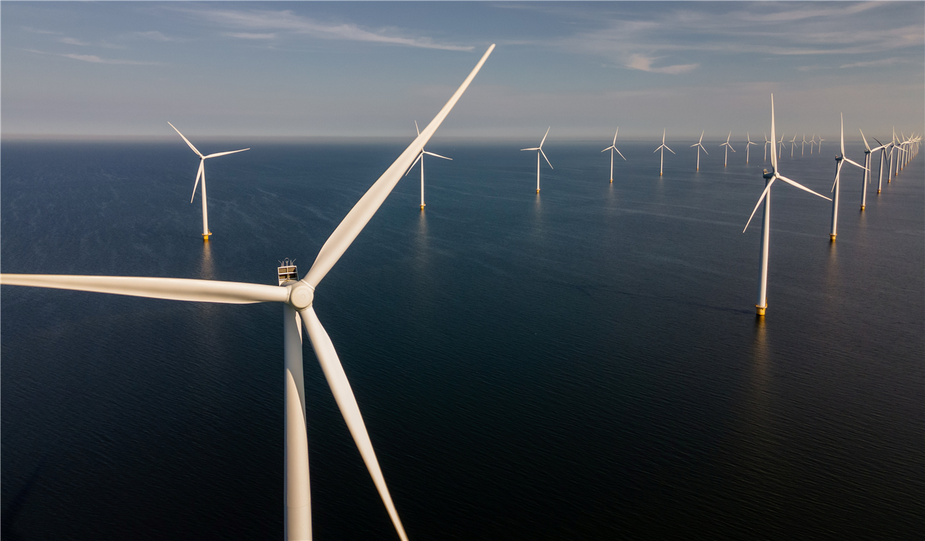 台電二期位於彰化縣鹿港鎮外海,將設置31座9.5MW風機,預計裝置總容量為294.5MW。(圖片來源:台電二期)