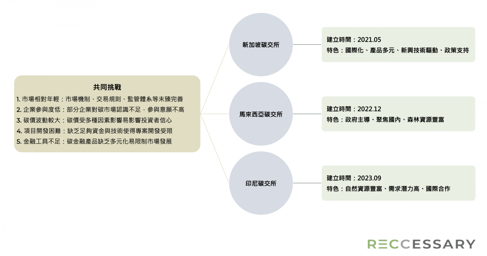 東南亞各國碳市場面臨的共同挑戰