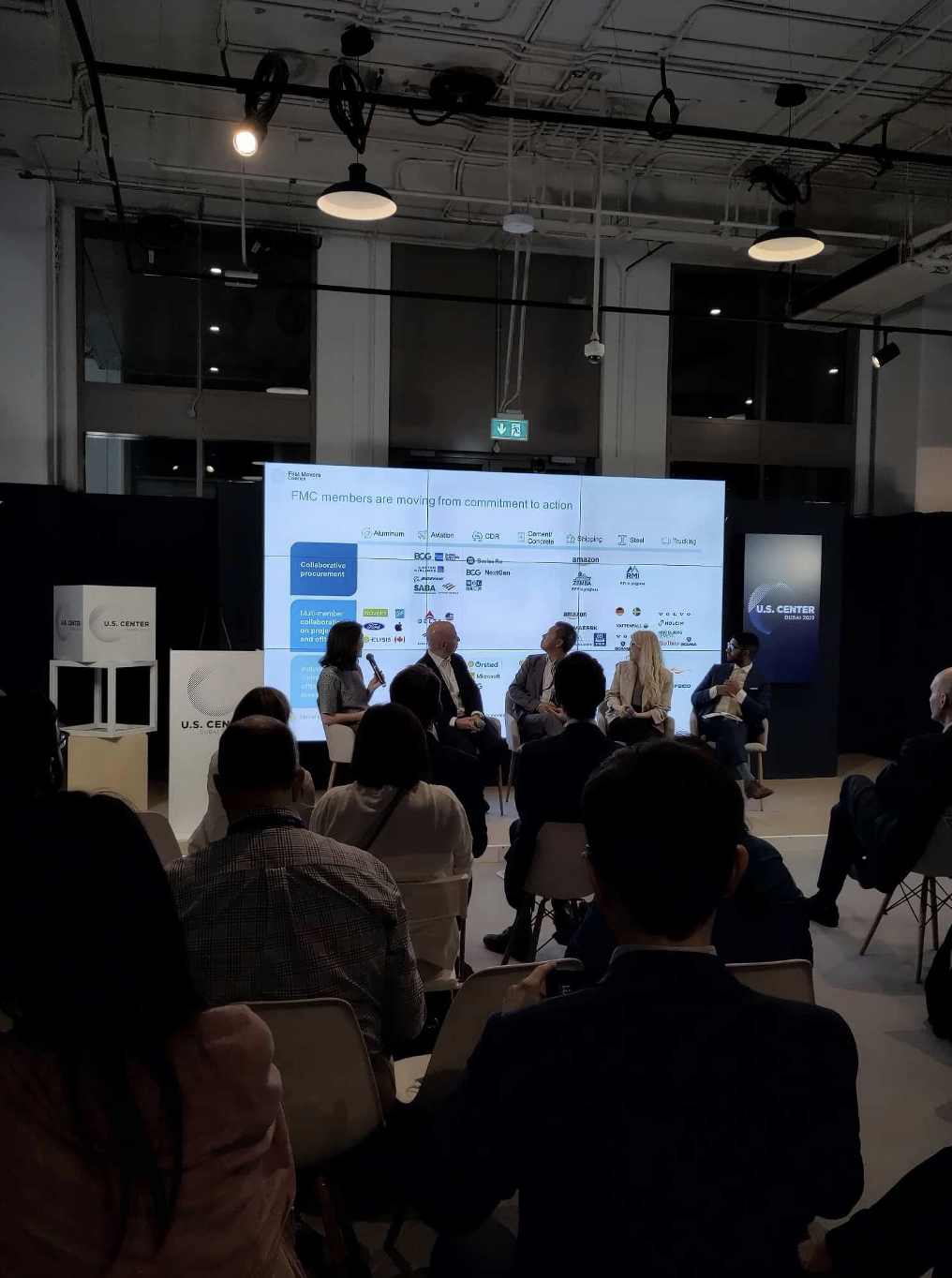 先行者聯盟會員於COP29美國館分享其推動進程。
