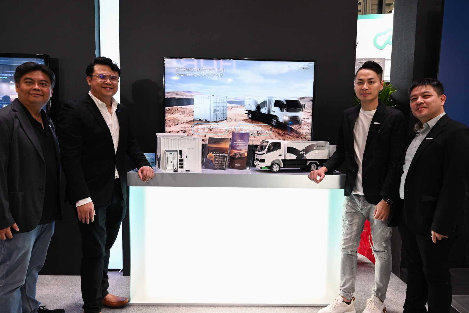 與VOLVO PENTA合作的行動儲能，將瞄準東南亞市場工地、礦區場域應用。（圖片來源：熙特爾）