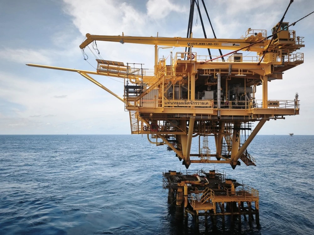 PTTEP’s first full reuse of a decommissioned wellhead platform could cut around 3,270 tonnes of CO2e per platform. (Photo: PTTEP)