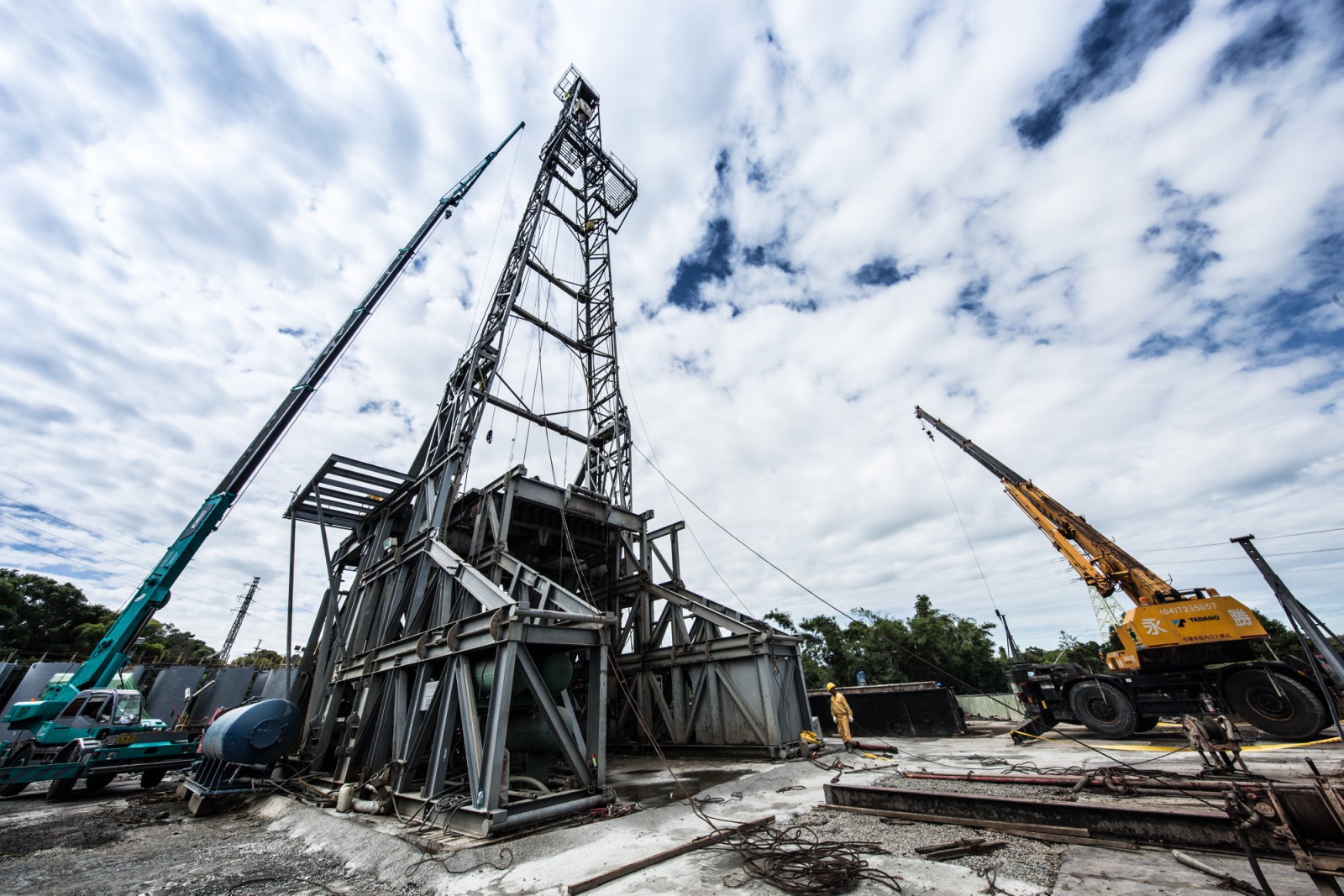 CPC Corporation repurposed a depleted natural gas site Tieh–Chen Mountain(鐵砧山)in Miaoli’s Tongxiao Township as a gas storage facility. (Source: CPC Facebook page).