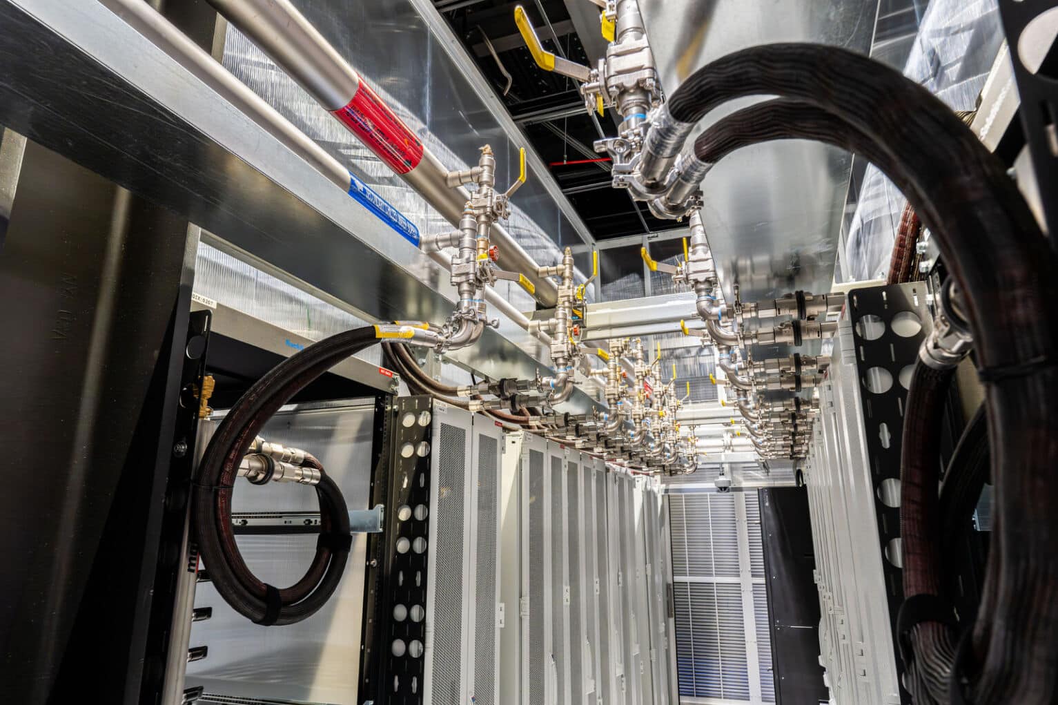 The cooling system selected during design can influence a data center's long-term water and energy performance. (Photo: Equinix)