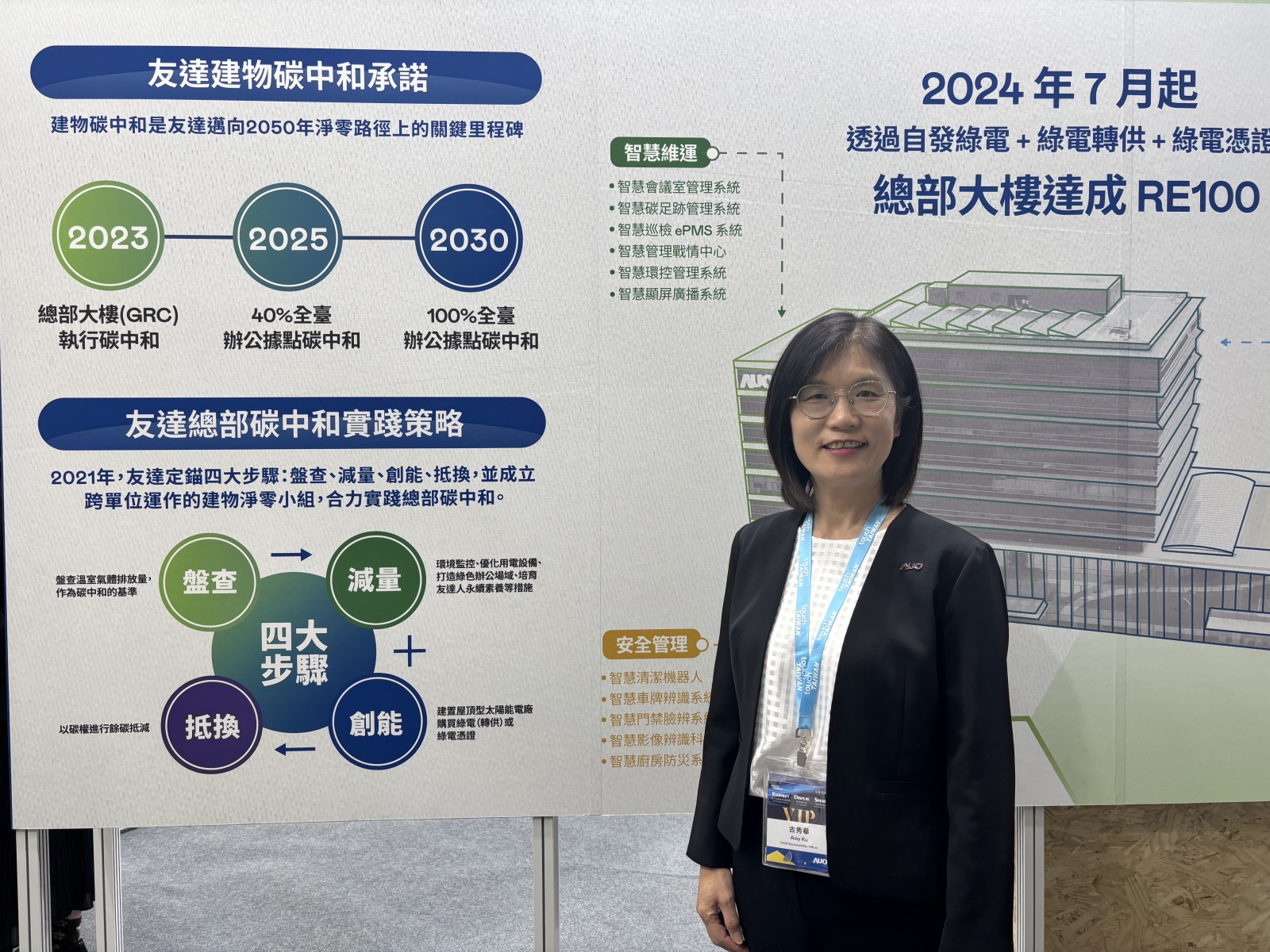 友達永續長古秀華表示，面對國際政經情勢快速變動，友達已做好風險控管，只要一發生狀況，第二個供應鏈就會補上。