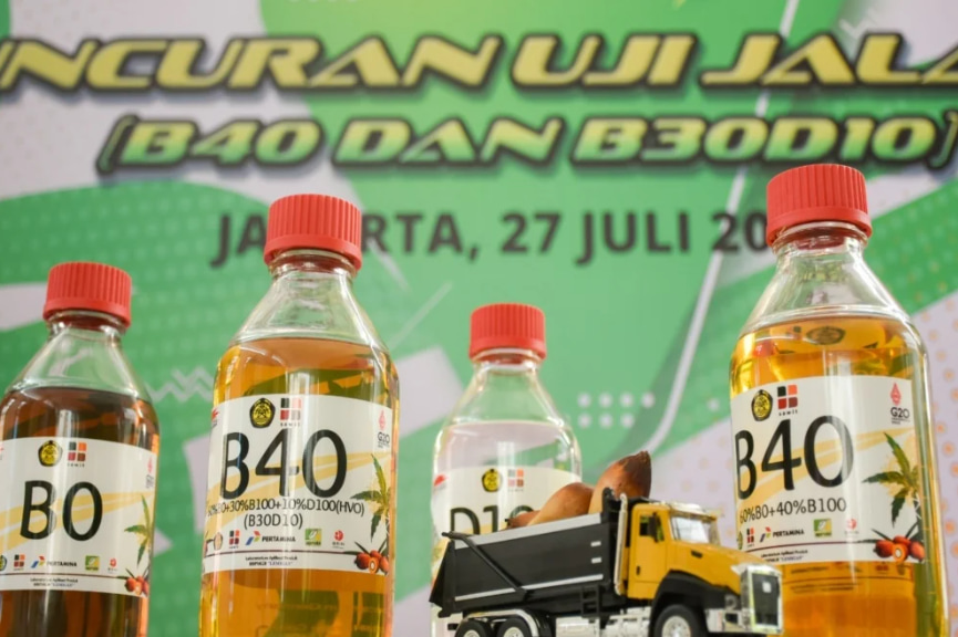 Indonesia plans a more ambitious biofuel blending policy to B50 by next year, as this year the B40 blending policy has been implemented. (Image: Ministry of Energy and Mineral Resources)