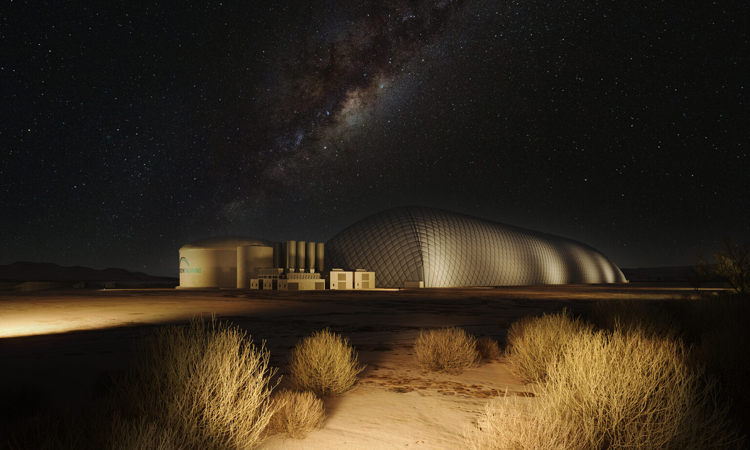 （圖為示意圖，來源：Energy Dome）