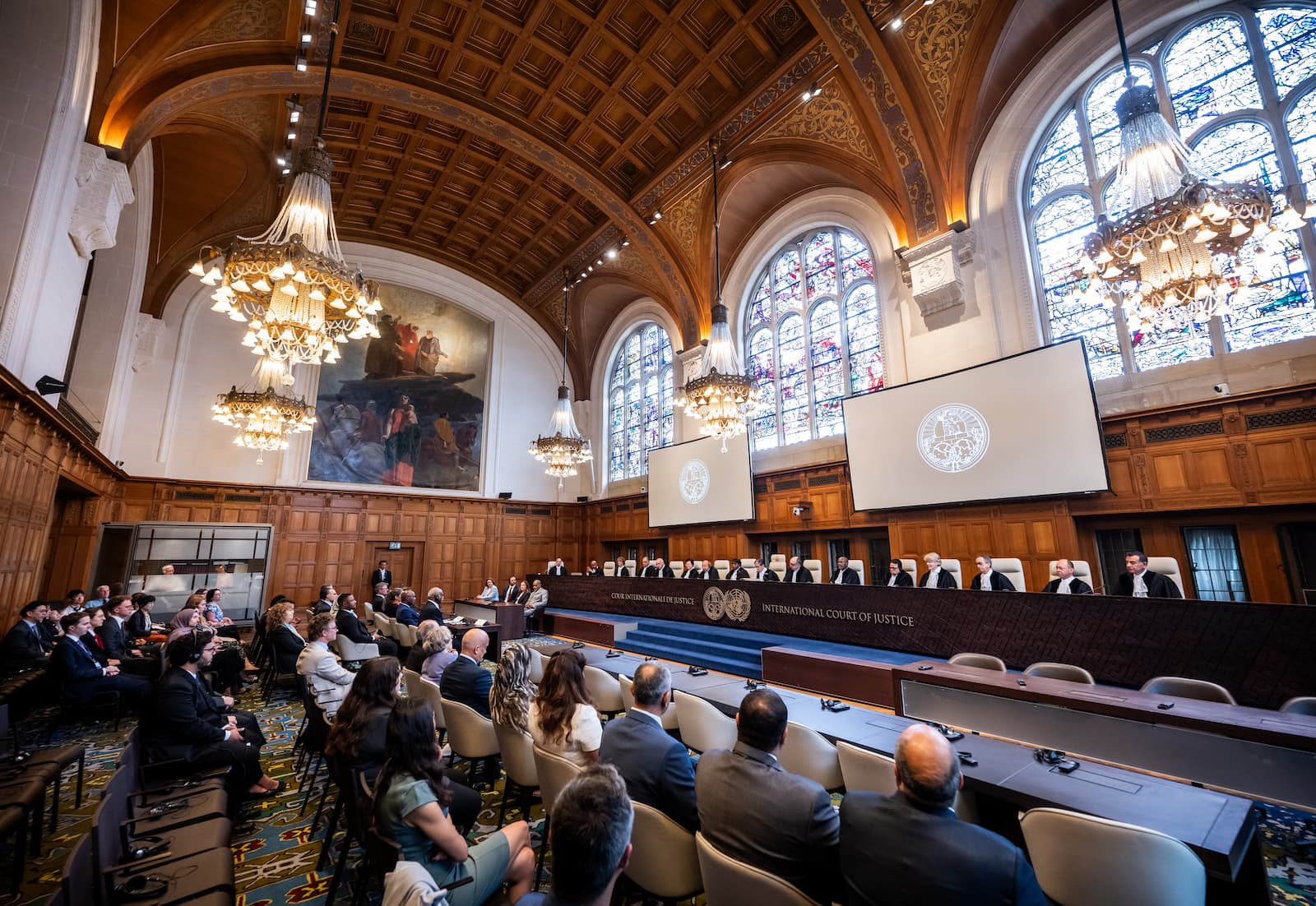 國際法院（ICJ）7月23日發布了歷史性的諮詢意見，指明各國為因應氣候變遷所應擔負的法律義務與行動。（圖片來源：ICJ）