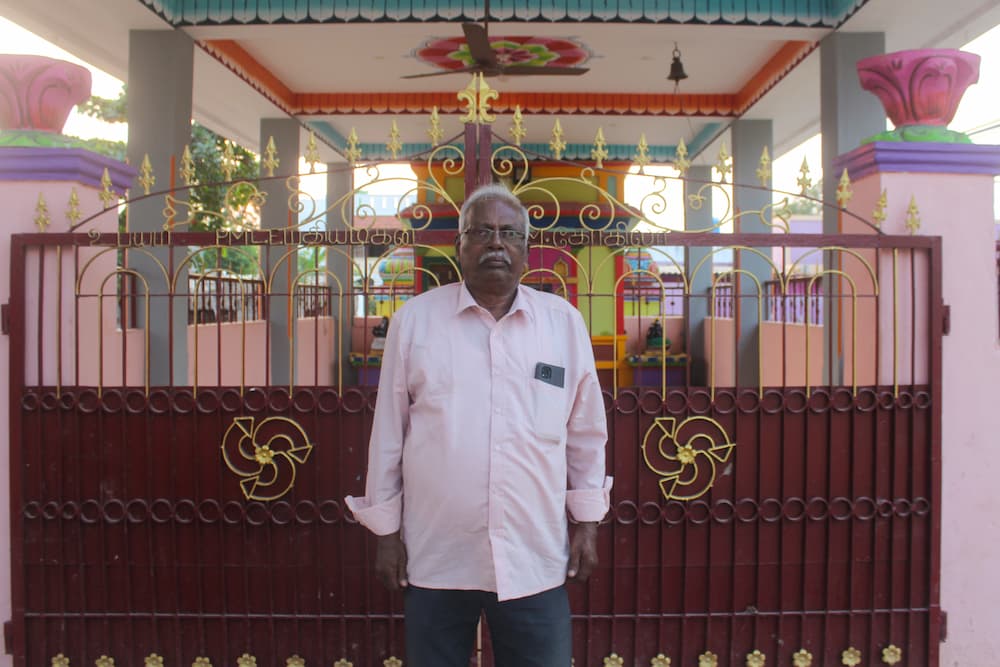 Mani Visagam heads the Palar River Protection Forum. Along with other civil society members, he has been leading the fight against the pollution of the river for more than a decade (Image: Varsha Torgalkar)