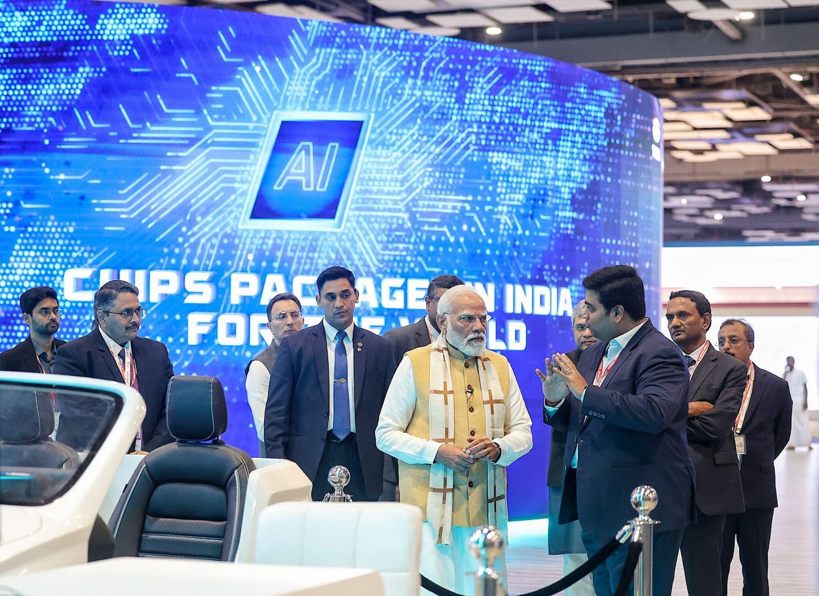 Indian Prime Minister Narendra Modi at the February 2026 India AI Impact Summit in New Delhi (Image: Seshadri SUKUMAR / Alamy)