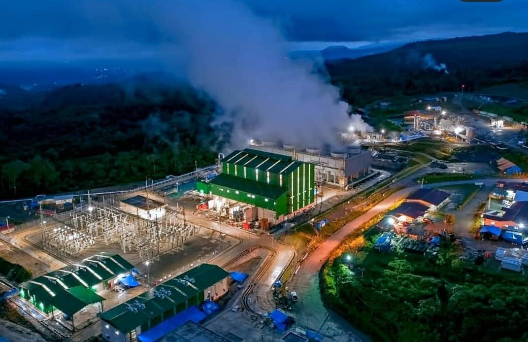 Muara Laboh geothermal power plant in West Sumatra. 