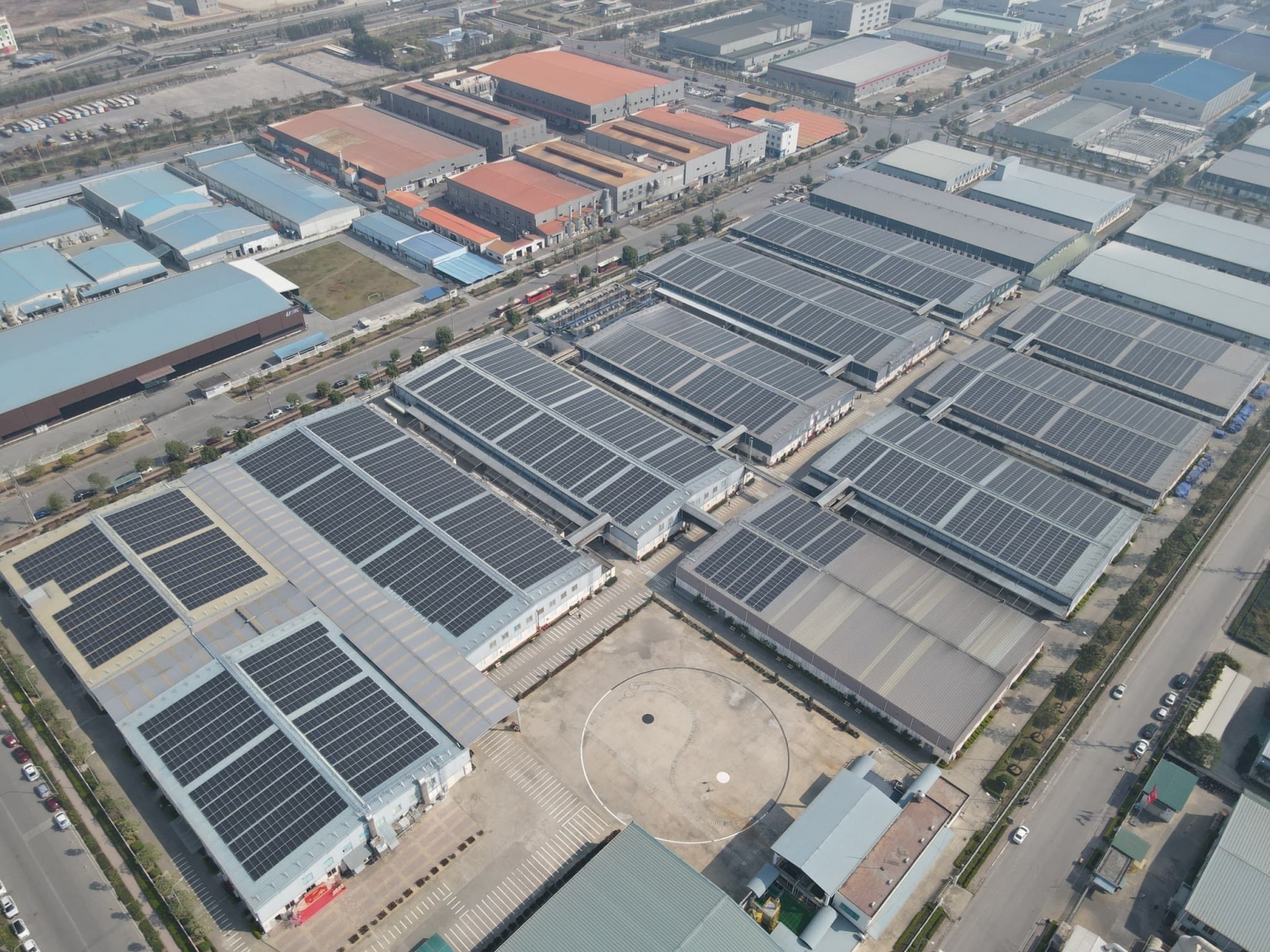 Foxconn has worked with GreenYellow to install rooftop solar systems at factories in Vietnam. (Photo: GreenYellow)