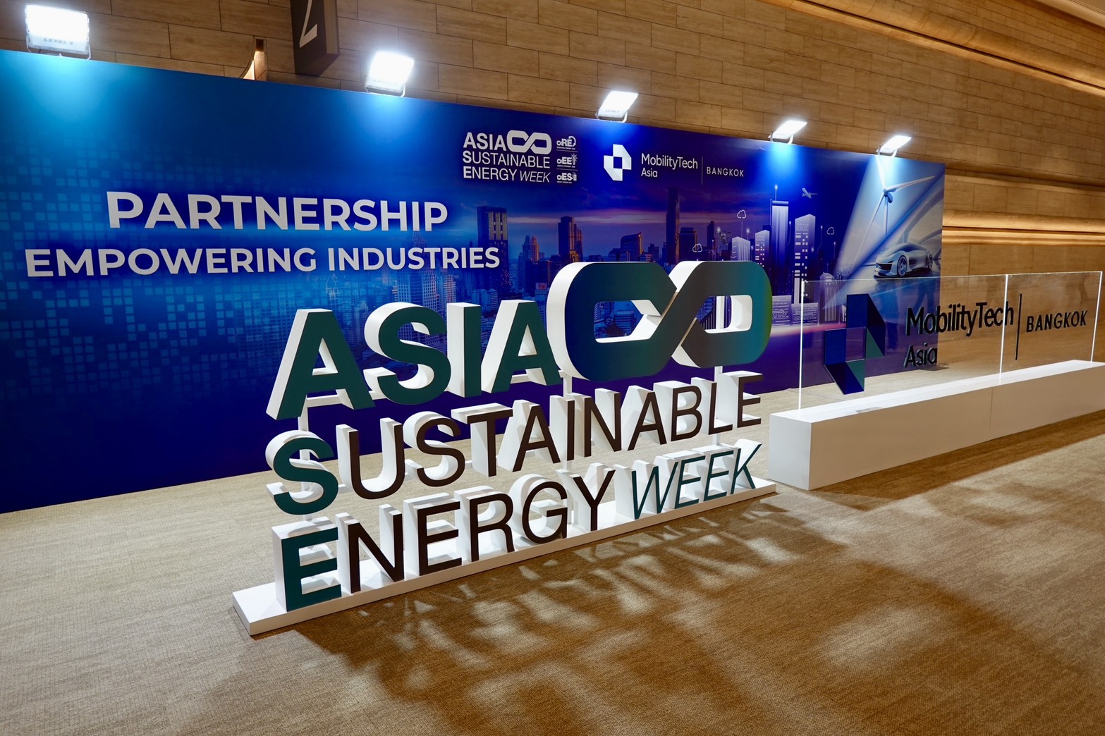 Asia Sustainable Energy Week, held in Bangkok from July 1 to 3, showcased more than 350 exhibitors across solar, storage, grid, EV charging, and data center energy solutions. (Photo: Wendy Lo)