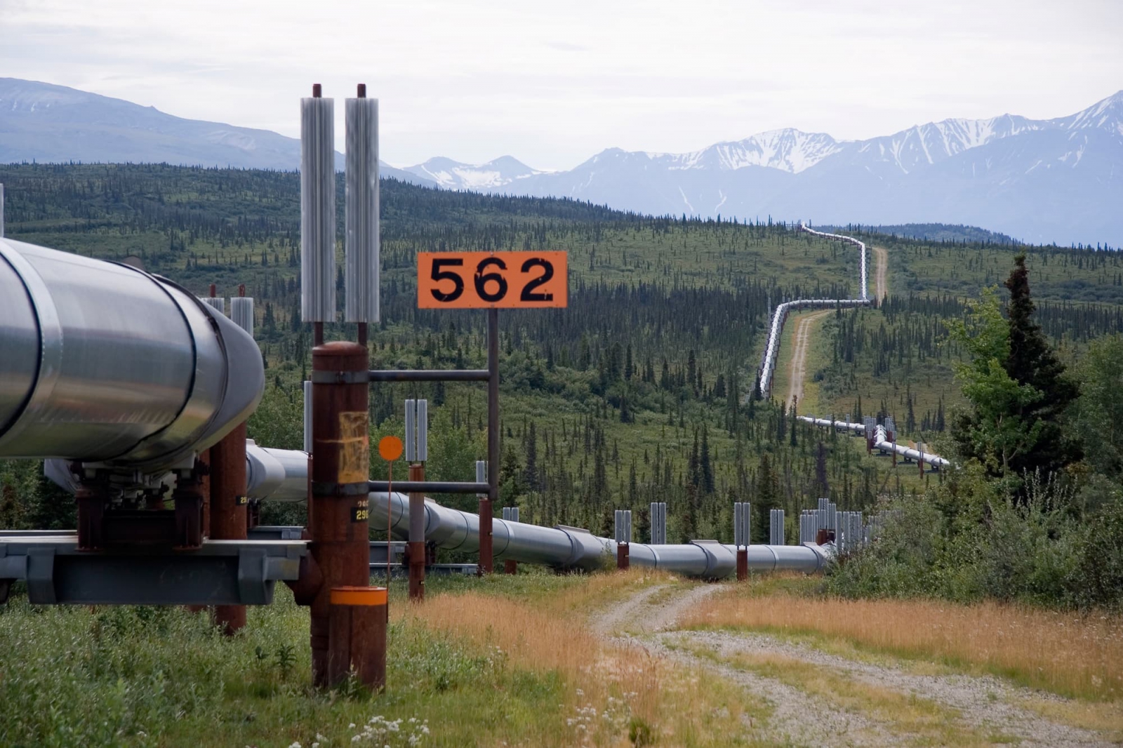 The Trans-Alaska Pipeline system required bank investments. Image by Luca Galuzzi via Wikipedia (CC BY-SA 2.5)