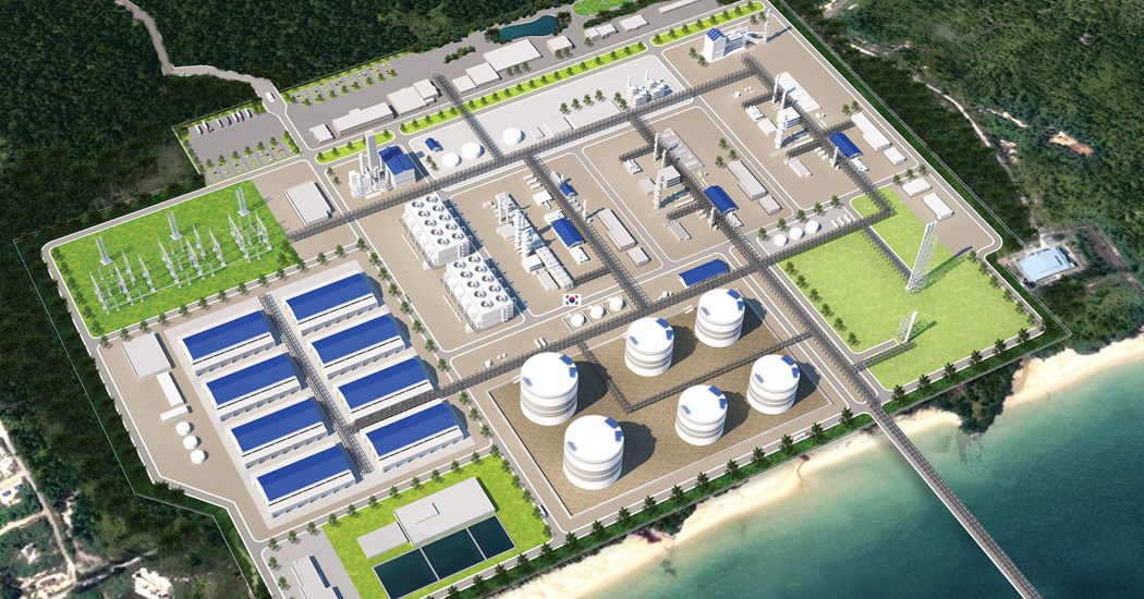 Sarawak's hydrogen plant, H2biscus, will produce ammonia for export to South Korea. (Image: Samsung E&A)