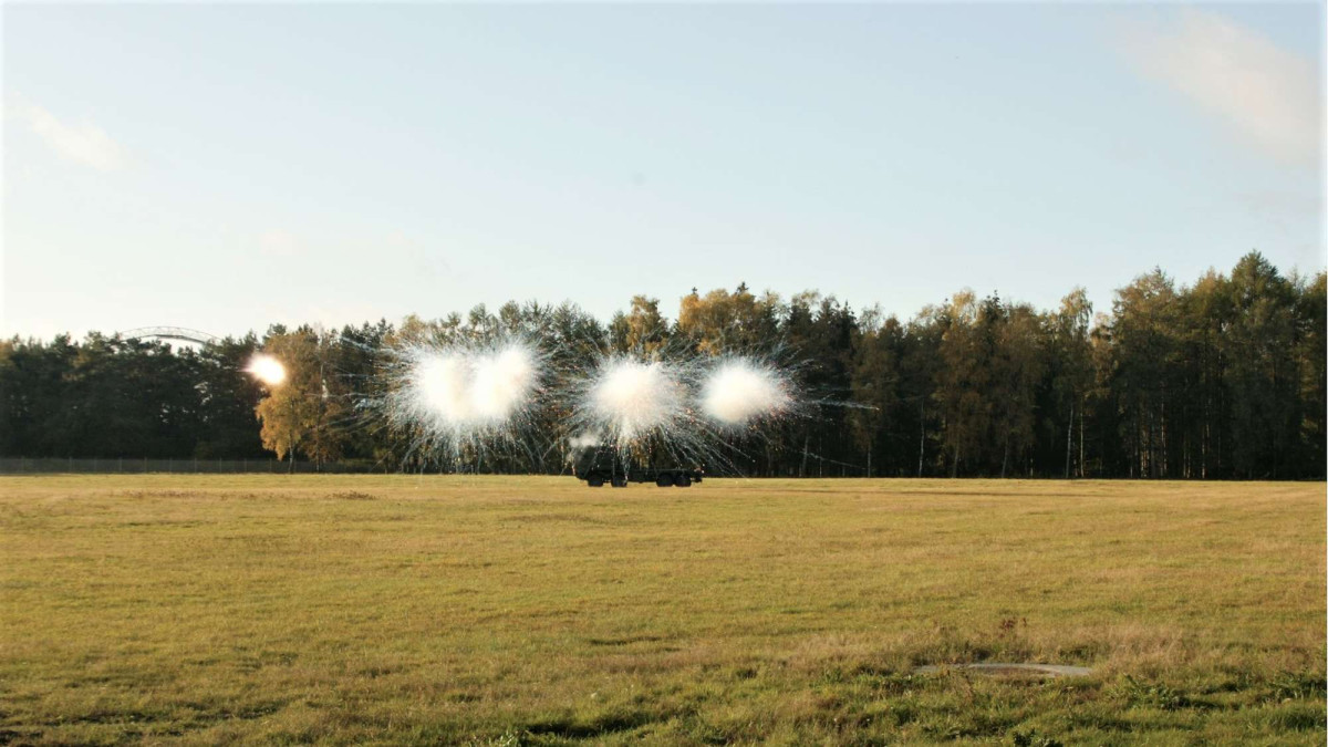 Smoke mortar of the German army: Most military emissions stem from heating buildings and moving troops and machinery. Photo: Bundeswehr