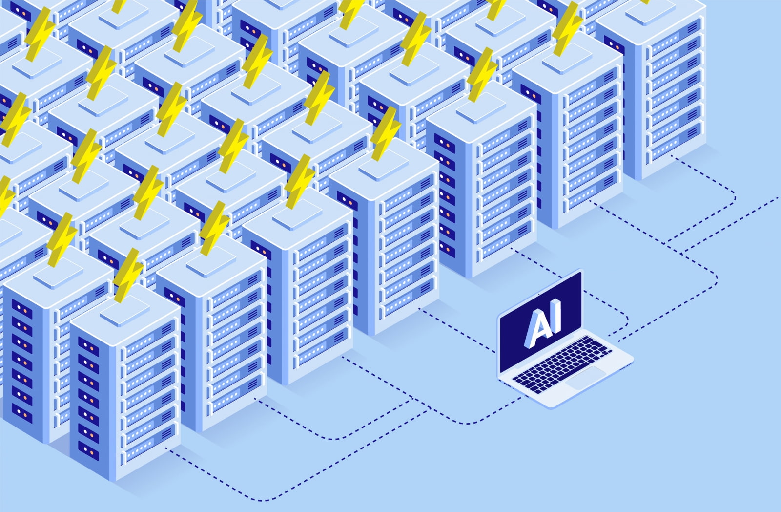 The global electricity consumption of expanding data centres has grown by around 12% each year since 2017, according to the IEA.  (Photo: iStock)