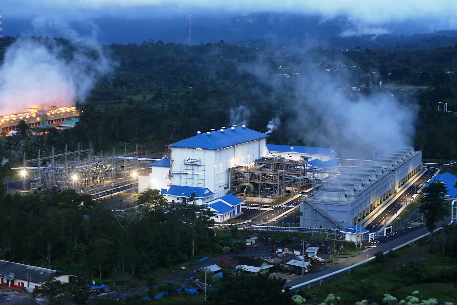The Ulubelu 3 geothermal power plant in Lampung province, southern Sumatra (Image: Denny Pohan / ZUMA Press / Alamy)