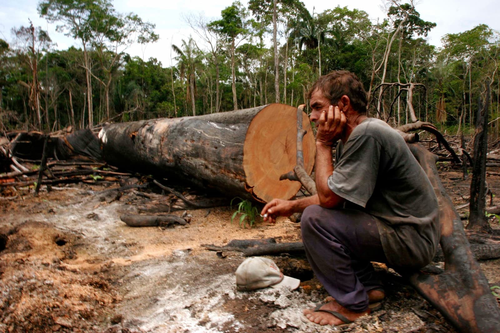 A deforested area in Lábrea, in the south-west of Brazil’s Amazonas state. Carbon offset projects used by Sigma Lithium in 2023 were situated in this area (Image: Alberto César Araújo / Amazônia Real, CC BY NC ND)