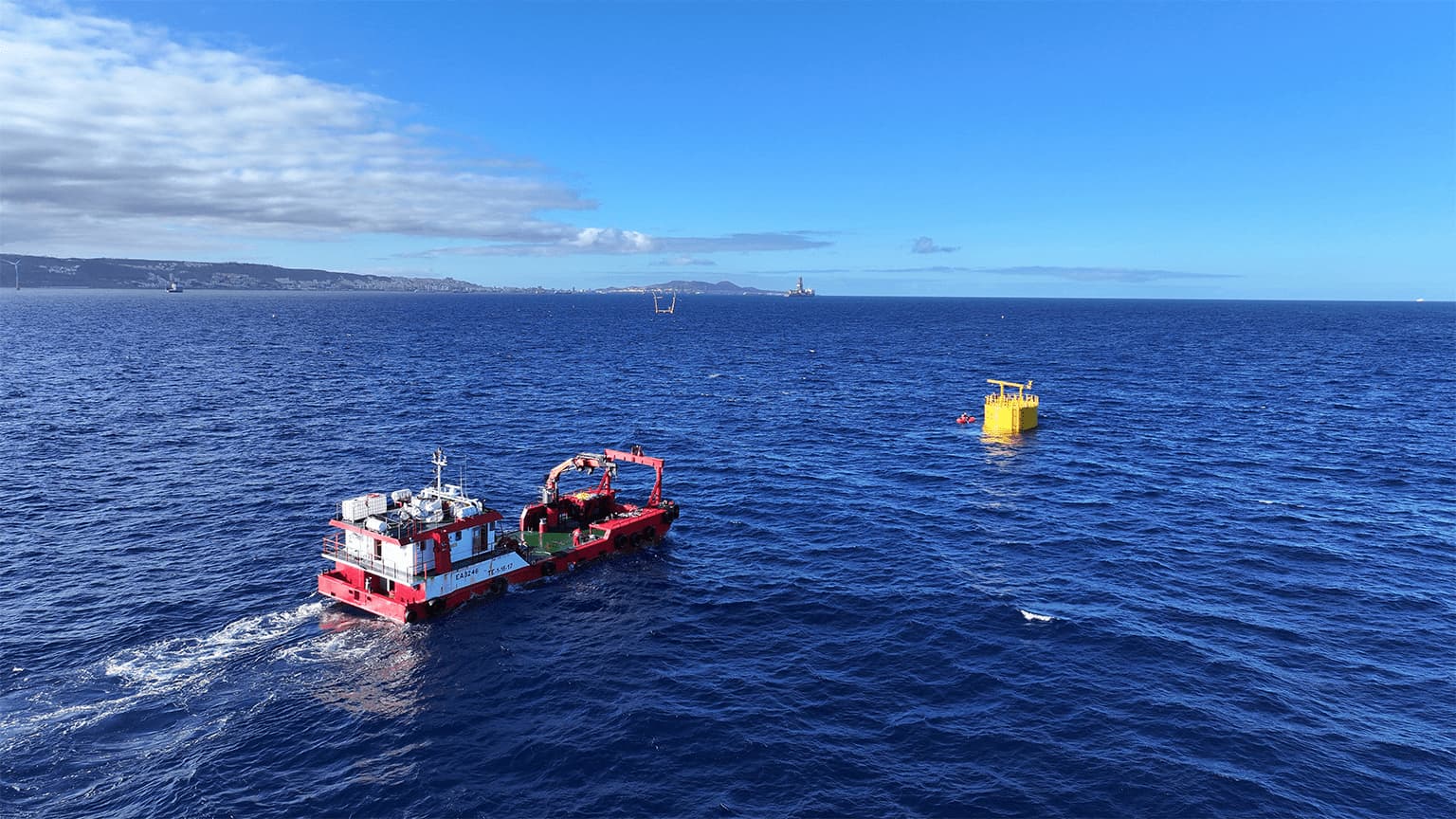 The PLOTEC project aims to prove the capability of floating OTEC. According to Dan Grech, these devices could provide reliable power for tropical islands. This, he says, would also enable energy supply during storms. Image courtesy of Global OTEC.
