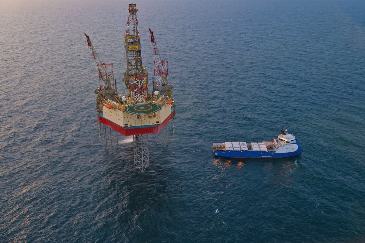 Project Greensand is storing carbon dioxide in the depleted Nini West oil field in the North Sea. At full scale, the project aims to store up to 1.5 million metric tons of CO2 per year in 2025/2026 and potentially up to 8 million metric tons of CO2 per year in 2030. Image courtesy of INEOS Energy.