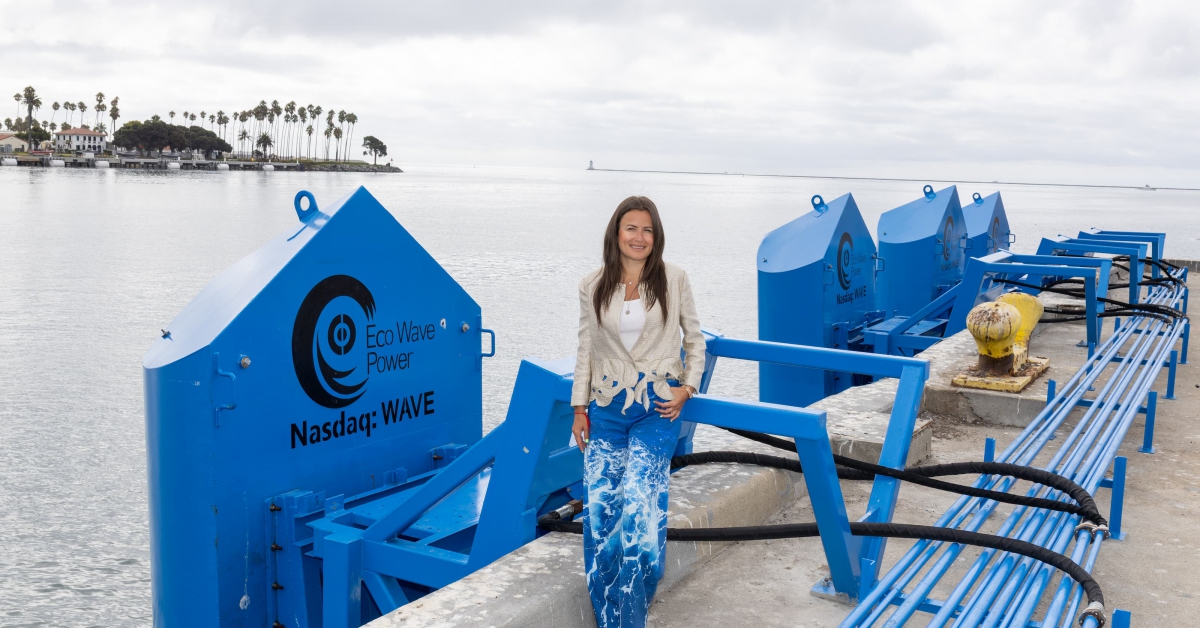 輝達點名的新能源！專訪波浪能新創Eco Wave Power，為何亞洲布局首站落腳台灣？