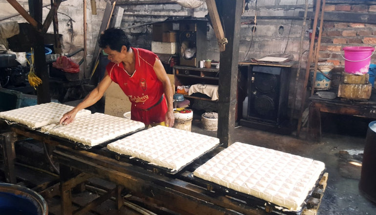 Tofu wastewater  used to produce biogas and clean rivers in Indonesia