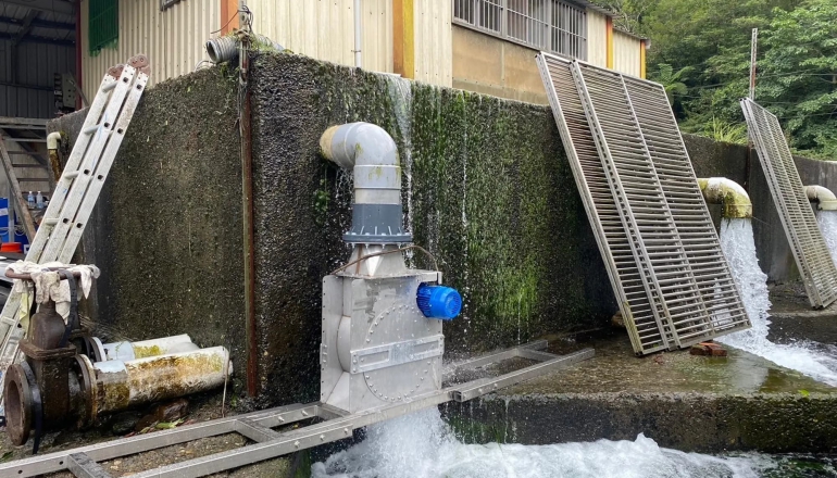 廣太綠能研發「微水力發電」搶攻東南亞！無畏枯水期、高低差40公分就發電