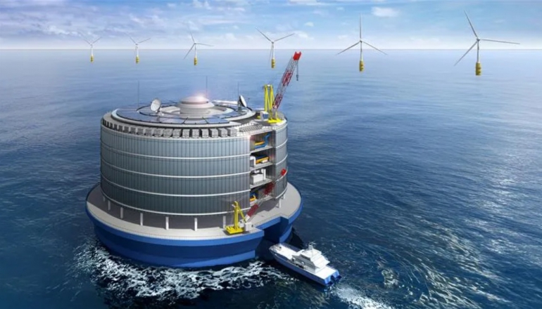 Japan pilots offshore floating AI data center powered by wind, cooled by seawater